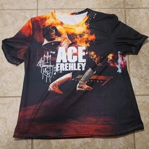 Kiss Drummer Ace Frehley Graphic Tee